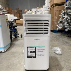 Aire Acondicionado Portátil COSTWAY con Panel Digital, Modo Frío, Ventilación y Deshumidificación