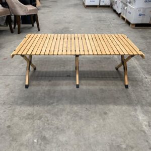 Mesa plegable de bambú tipo camping / picnic
